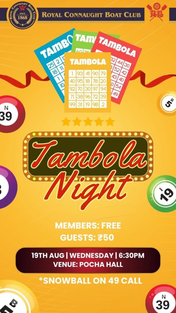 🎉 Tambola Night at RCBC! 🎉